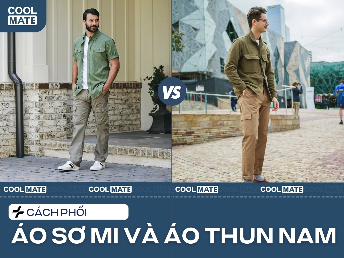 Phối Sơ Mi với Áo Thun Nam: 10+ Cách Phối Đồ Cực Chất 2024